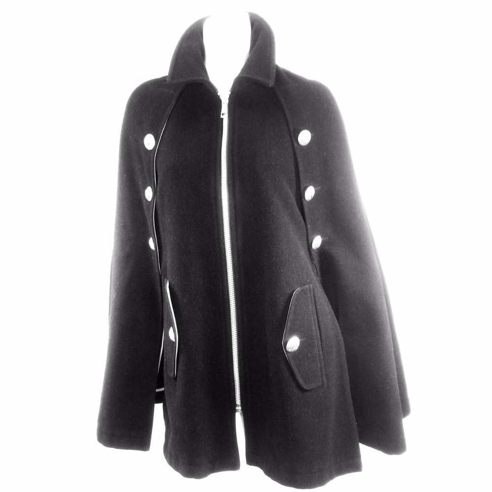See by Chloe Wool Cape Coat Goth - AS IS - Picture 2 of 16